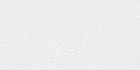 Abstract white glowing geometric lines on gray background. Modern shiny blue circle lines pattern. Futuristic technology concept. Suit for cover modern arts