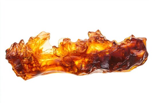 An antique amber piece gleaming with sunlight trapped for centuries a fossilized tale whispering of primeval forests