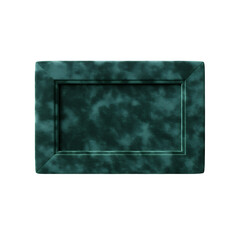 Elegant Green Picture Frame Mockup for Photo Display and Graphic Design Projects