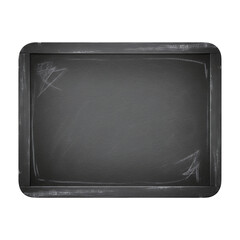 Fototapeta premium Empty Blackboard Chalkboard Frame for Education Learning Teaching and School Concepts