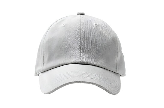 Three yellow flowers on a white background, in the style of a stock photoe. - Light gray plain solid-color dad hat mockup, front view, white background, flat lay  (2)