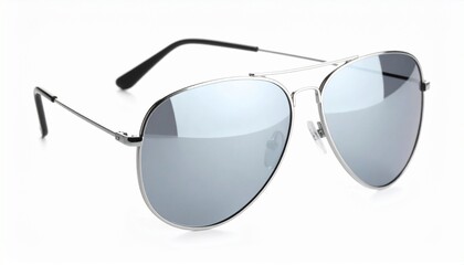 "Pair of stylish sunglasses, isolated on white background"
