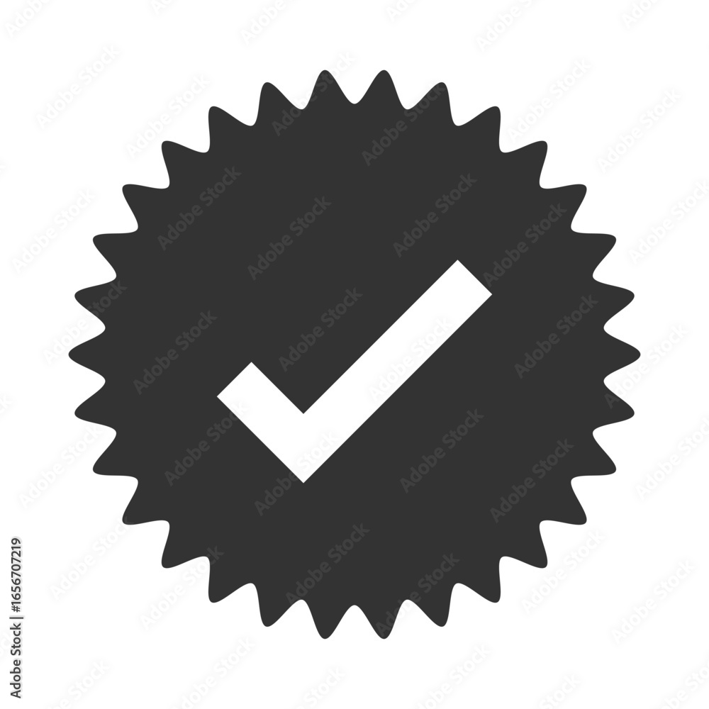 Poster tick mark with checkbox icon. green checkmark sign for app, ui, website. vector illustration on tran