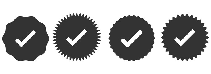 check box icon with correct, accept checkmark icons green tick box, check list circle frame - checkbox symbol sign. check mark box square frame.