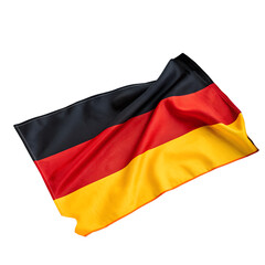 Fototapeta premium German flag waving, isolated on transparent background