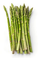 asparagus on white background