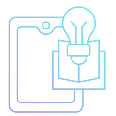 Gradient Learning Tablet Icon