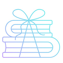 Gradient Book Bundling Icon