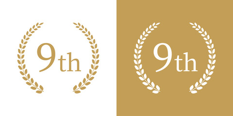 周年や記念、アニバーサリーのロゴベクターイラストセット