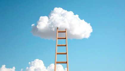 Ladder to Cloud with Sky, and Success.