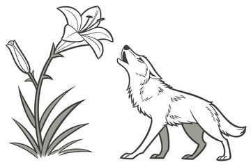 Penguin and Birds: A Tranquil Nature and Wildlife Vector