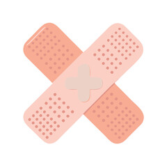 Bandage Icon | First Aid Treatment Symbol | Medical Care and Healing Graphic | Wound Recovery Vector | Healthcare and Emergency Illustration