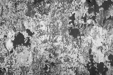 gray background, photo texture of old iron wall