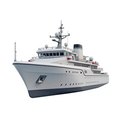 Detailed rendering of a modern vessel.