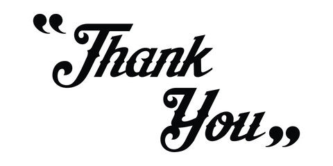 Thank You to Our Sponsors, Handwritten Lettering. Template for Banner, Postcard, Poster, Print, Sticker or Web Product. Vector Illustration, Objects Isolated on White