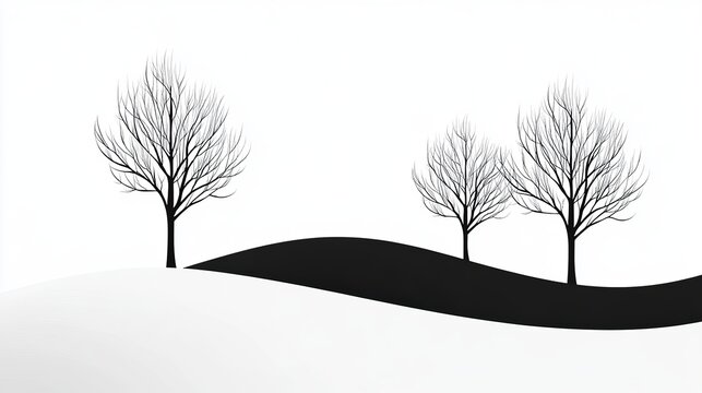 tree in the snow png - Powered by Adobe