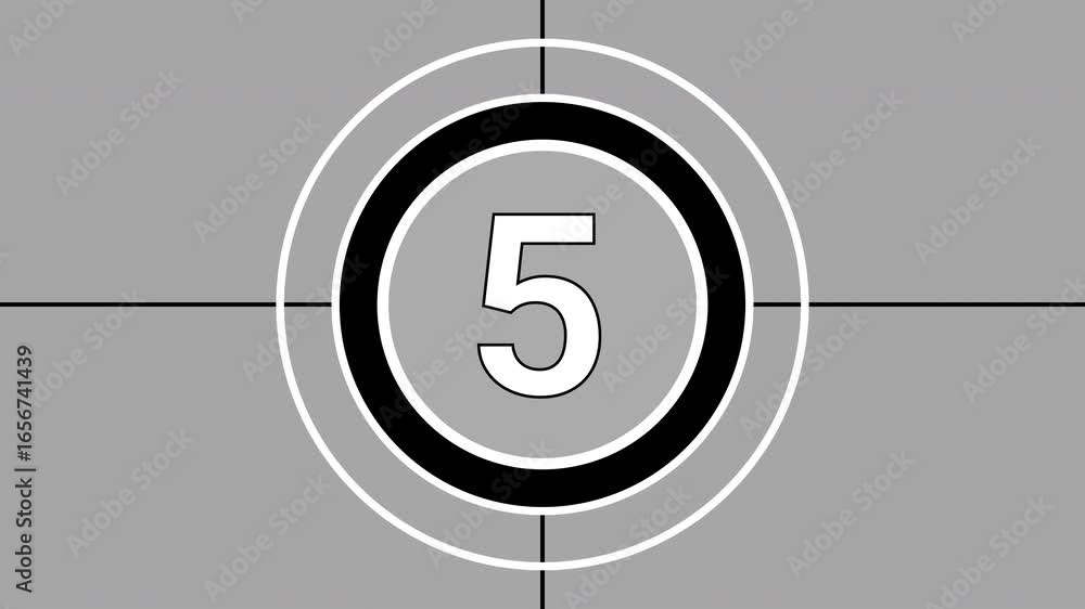 Aufkleber countdown timer 10 seconds animation from ten to zero. 4k video animation.