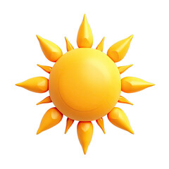 Stylized sun icon with radiating points.