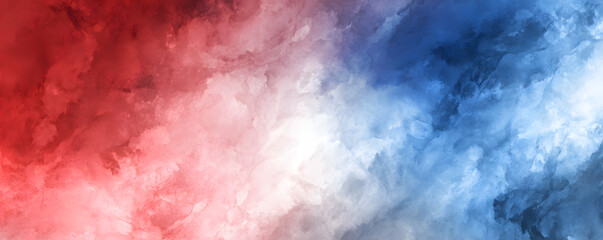 Fototapeta premium Red, blue and white background