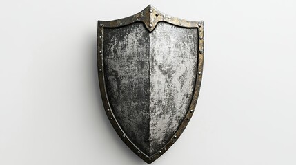 shield on a white background