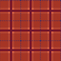 Rust, burgundy and navy tartan plaid seamless pattern