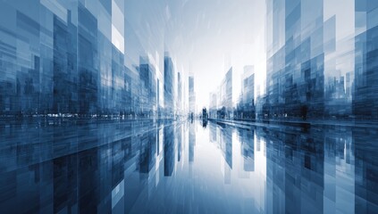 Abstract city panorama