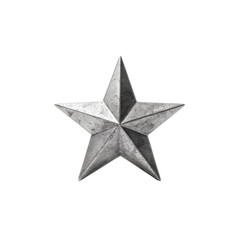 Obraz premium Gray star emblem, detailed texture