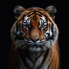 Fototapeta premium A tiger staring at camera.