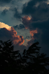 Fototapeta premium 해질녘 구름