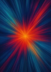 Vibrant abstract explosion illustration.