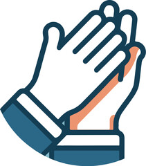 hands clapping clap vector