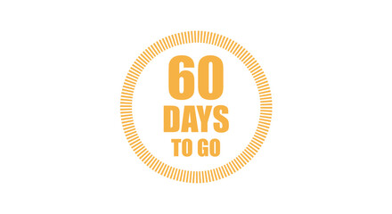 60 days to go circle icon for remaining days