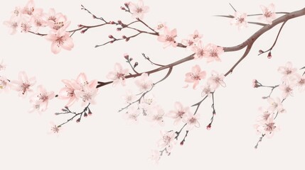 Cherry Blossom Season: Masses of Pink Blooms in Parks and Gardens