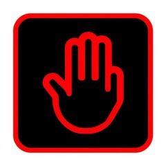 Obraz premium Awareness Campaign Sign at Community Event, Urban Environment, Graphic Design Concept - Bullying No Way