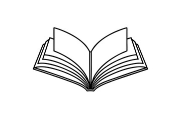 open book vector