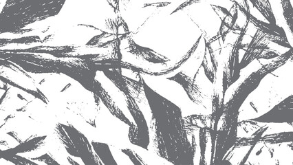 floral grunge background with vintage leaves and distressed design for poster or wallpaper use