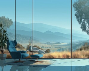 Minimalist Sophisticated Scandinavian Interior Setup