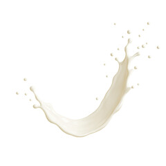 Milk splash wave, vertical 9:16, isolated