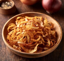Aesthetic image with the theme of fried onions
