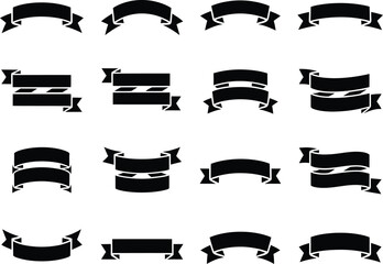 A Collection of Black and White Silhouette Illustrations of Various Mushroom Types