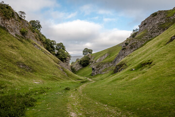 Views from the Peak District National Part, England