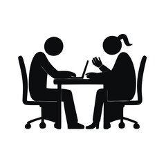 People working together at desk collaboration teamwork