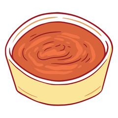 Bowl of tomato sauce