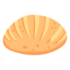 Bread loaf flat