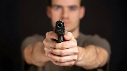 Silent Assassin in the Shadows/Gunman&rsquo;s Deadly Focus.