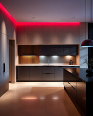 Modern Minimalist Kitchen Interior