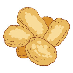 Chicken nuggets food icon