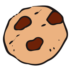 Cookies christmas color stroke