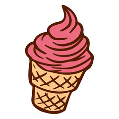 Detailed ice cream icon