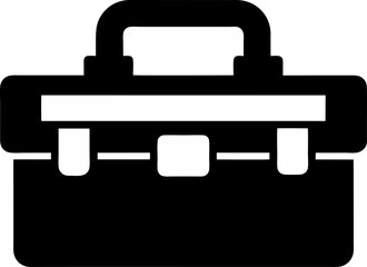 A Toolbox Simple Graphic Symbol Clean Silhouette